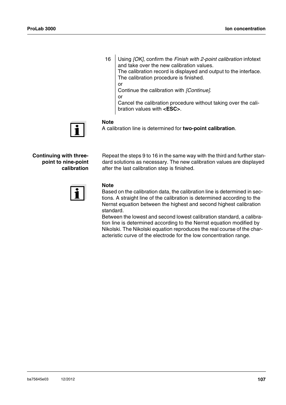 Xylem ProLab 3000 User Manual | Page 107 / 202