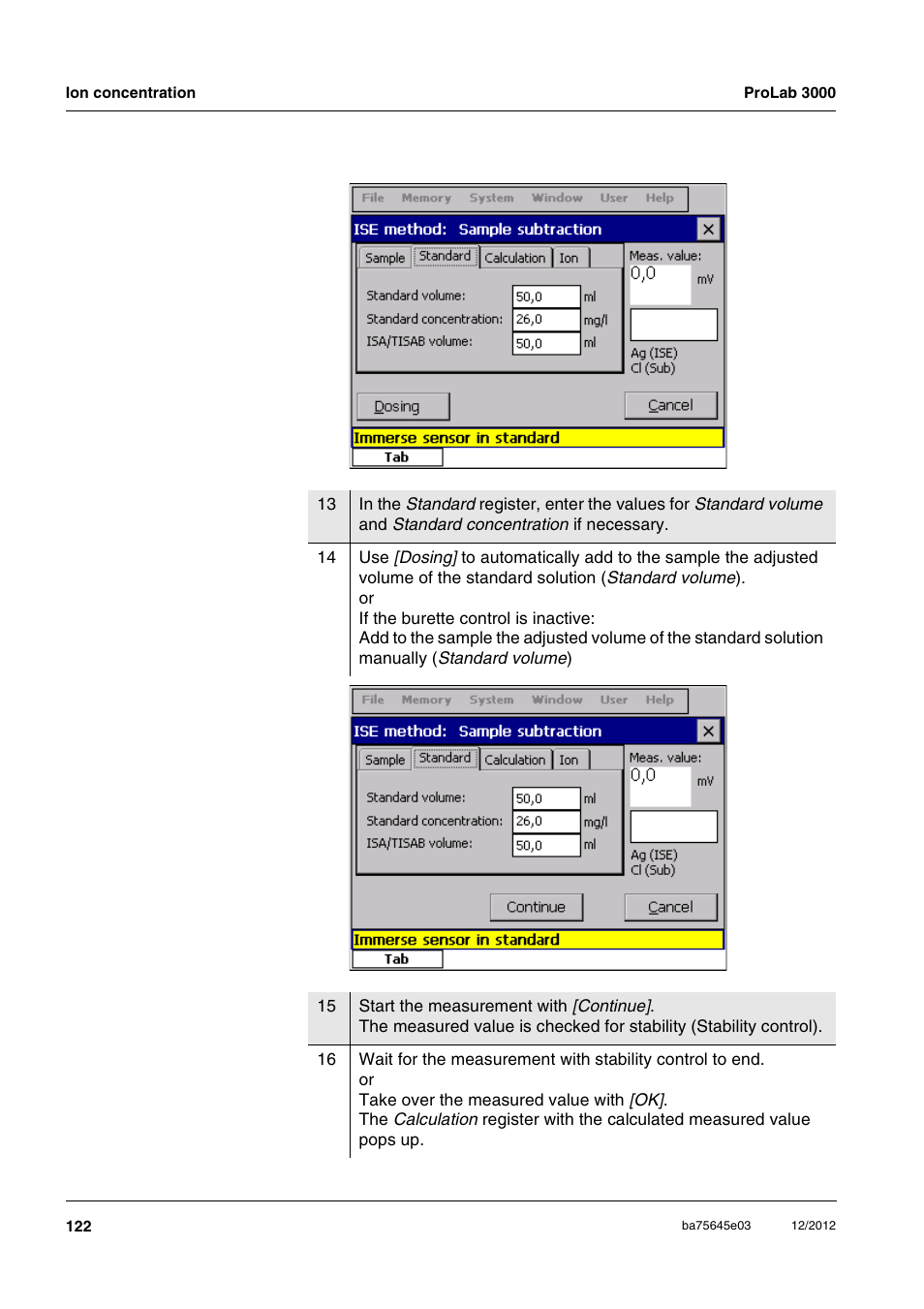 Xylem ProLab 3000 User Manual | Page 122 / 202