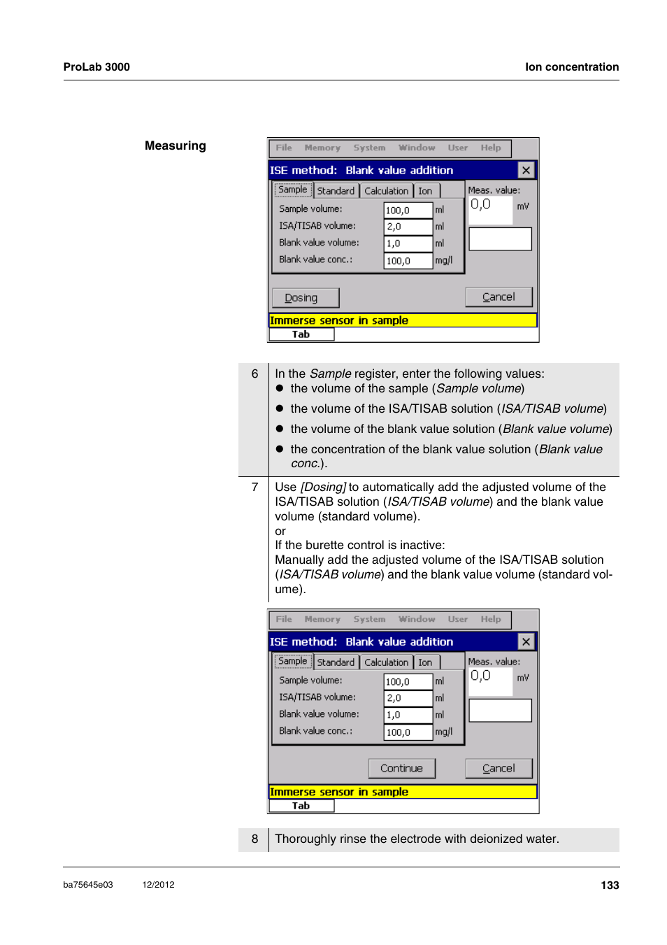 Xylem ProLab 3000 User Manual | Page 133 / 202