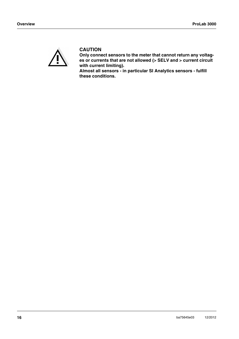 Xylem ProLab 3000 User Manual | Page 16 / 202