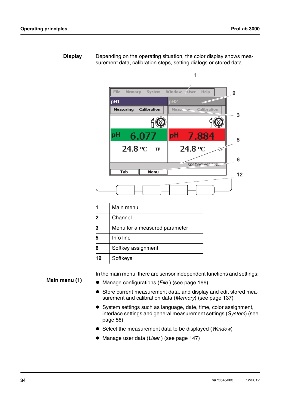Xylem ProLab 3000 User Manual | Page 34 / 202