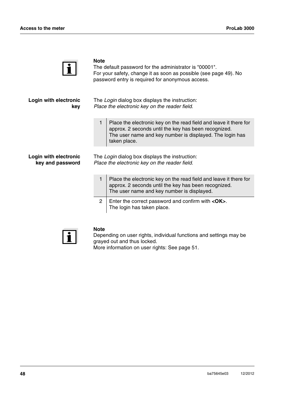 Xylem ProLab 3000 User Manual | Page 48 / 202