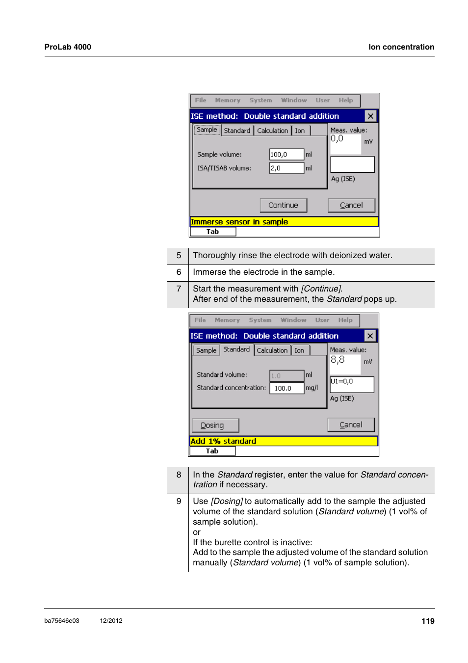 Xylem ProLab 4000 User Manual | Page 119 / 228