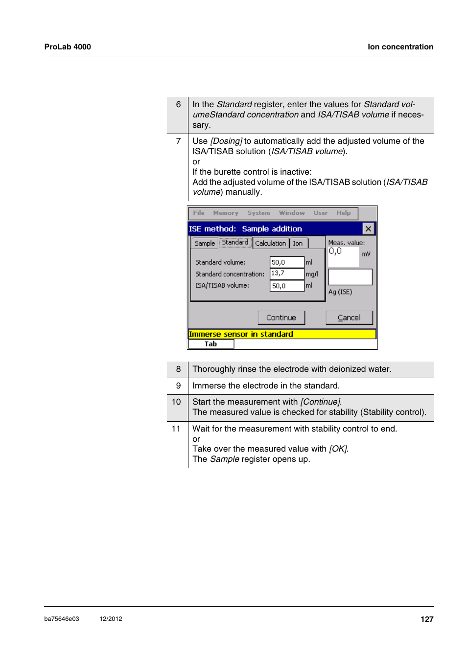 Xylem ProLab 4000 User Manual | Page 127 / 228