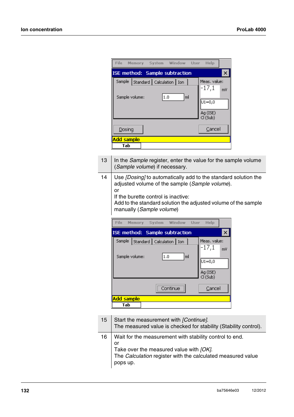 Xylem ProLab 4000 User Manual | Page 132 / 228