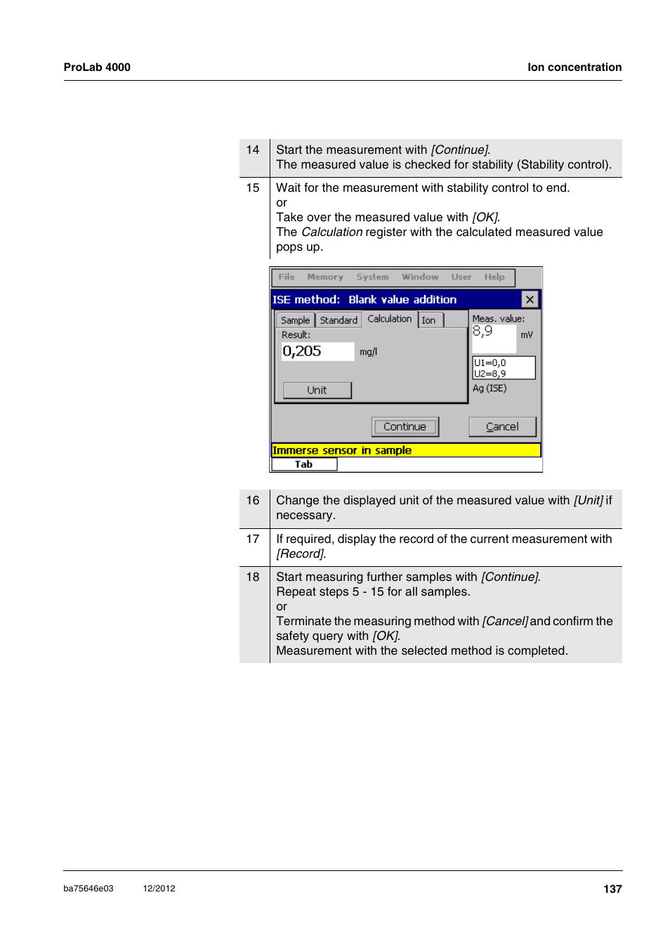 Xylem ProLab 4000 User Manual | Page 137 / 228