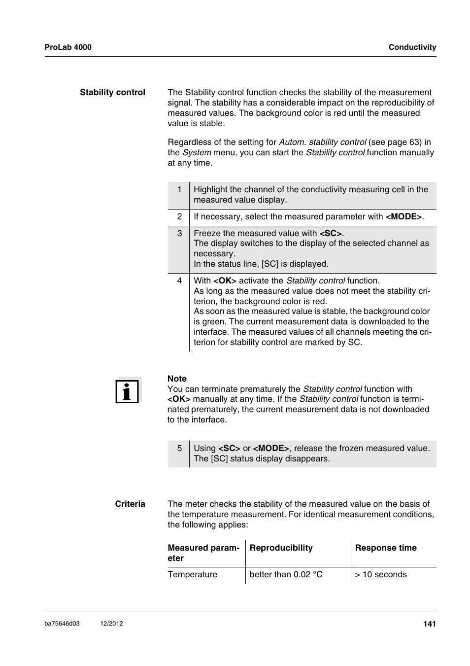 Xylem ProLab 4000 User Manual | Page 141 / 228