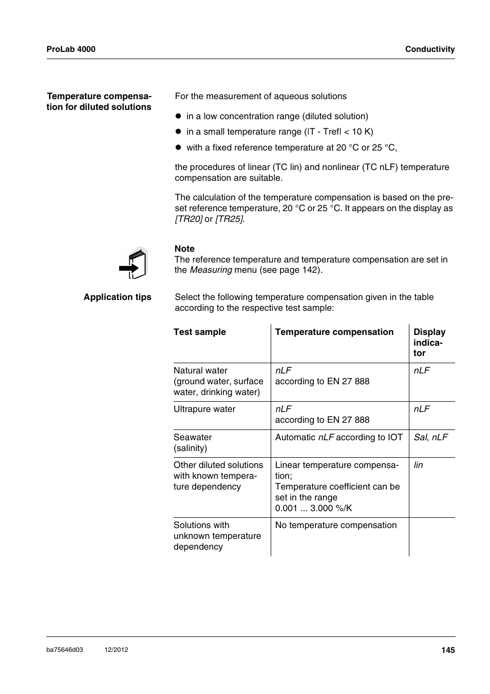 Xylem ProLab 4000 User Manual | Page 145 / 228