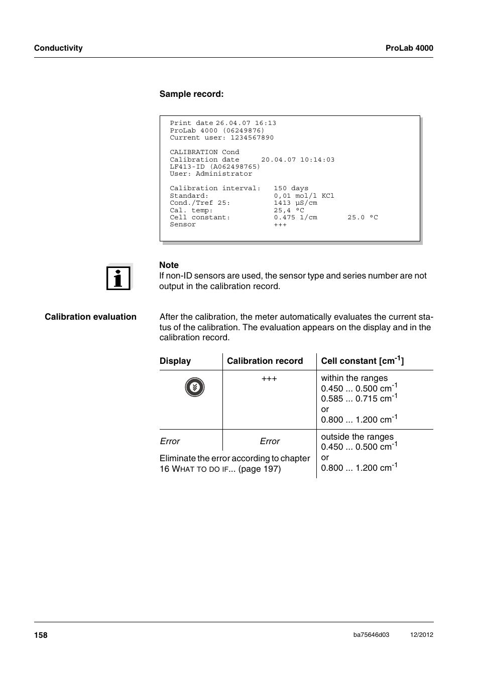 Xylem ProLab 4000 User Manual | Page 158 / 228