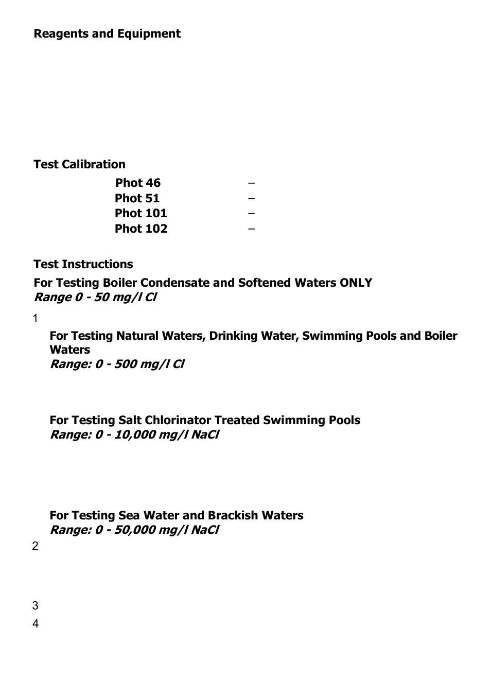 YSI 9300 Photometer User Manual | Page 118 / 143