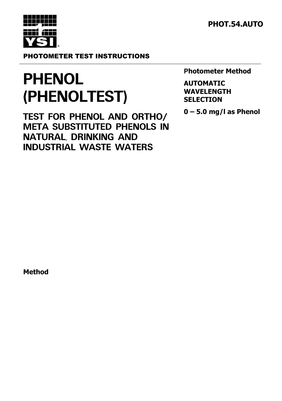 YSI 9300 Photometer User Manual | Page 131 / 143