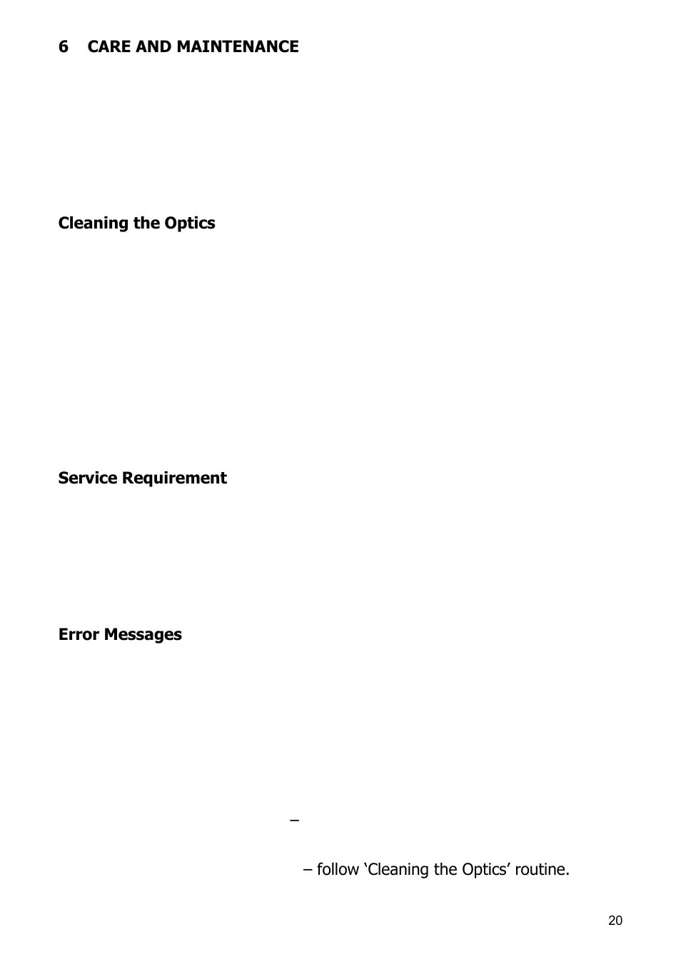 YSI 9300 Photometer User Manual | Page 23 / 143