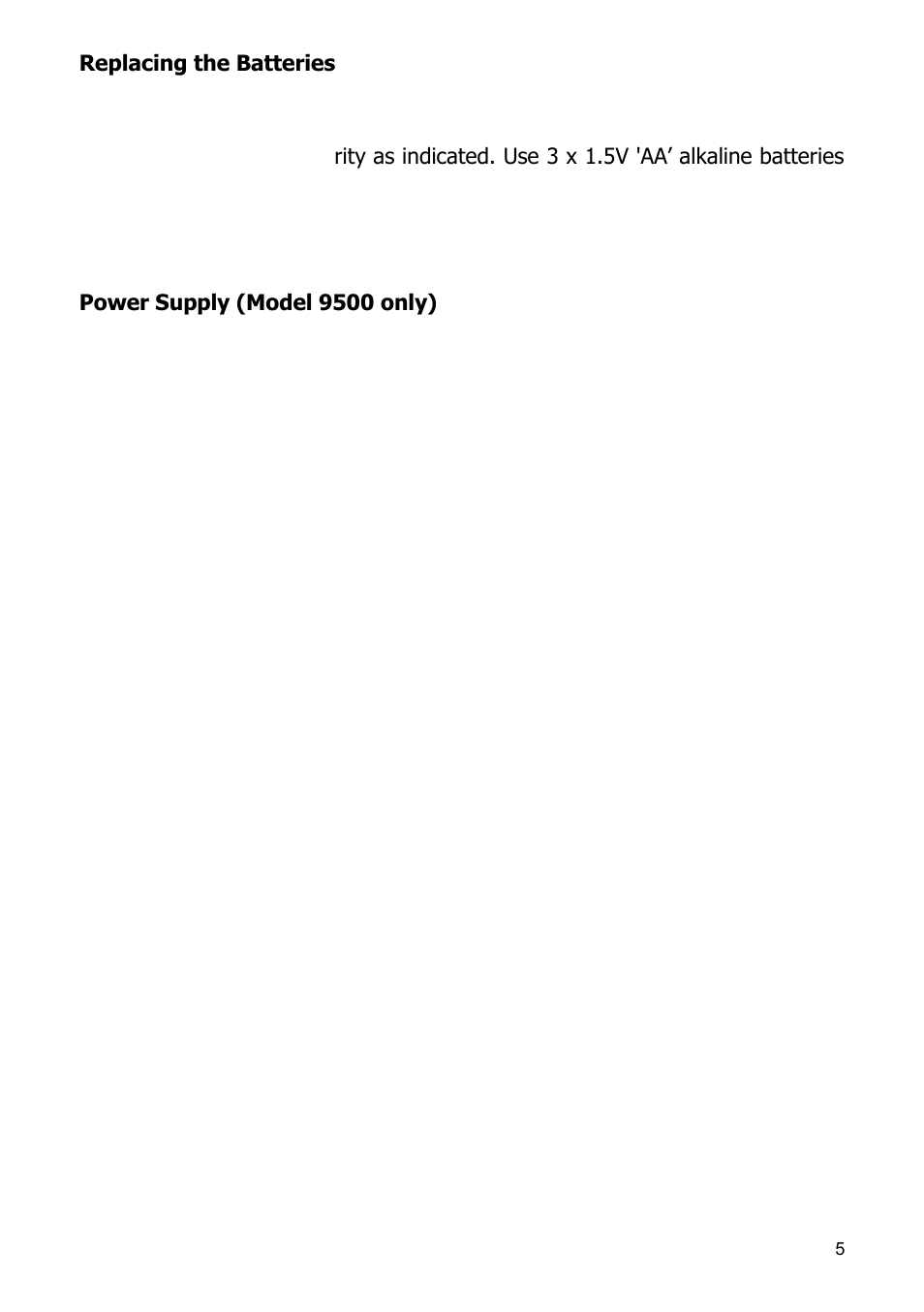 YSI 9300 Photometer User Manual | Page 8 / 143