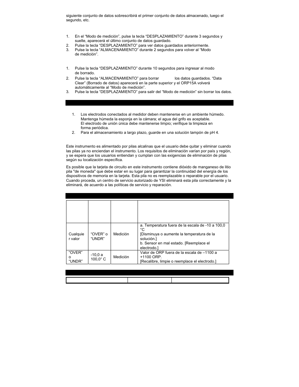 Xylem ORP15A HANDHELD ORP METERS User Manual | Page 7 / 12