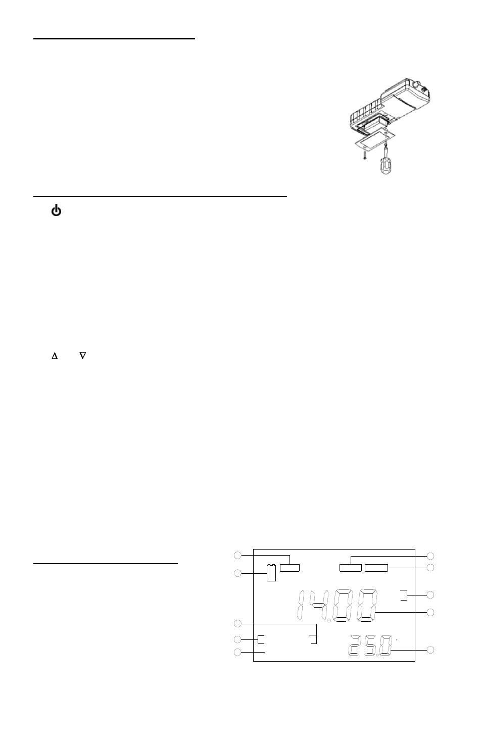 Einsetzen der batterie, Hauptfunktionen des modells ph100, Das lcd-anzeigefeld | YSI EcoSense pH100 User Manual | Page 28 / 40