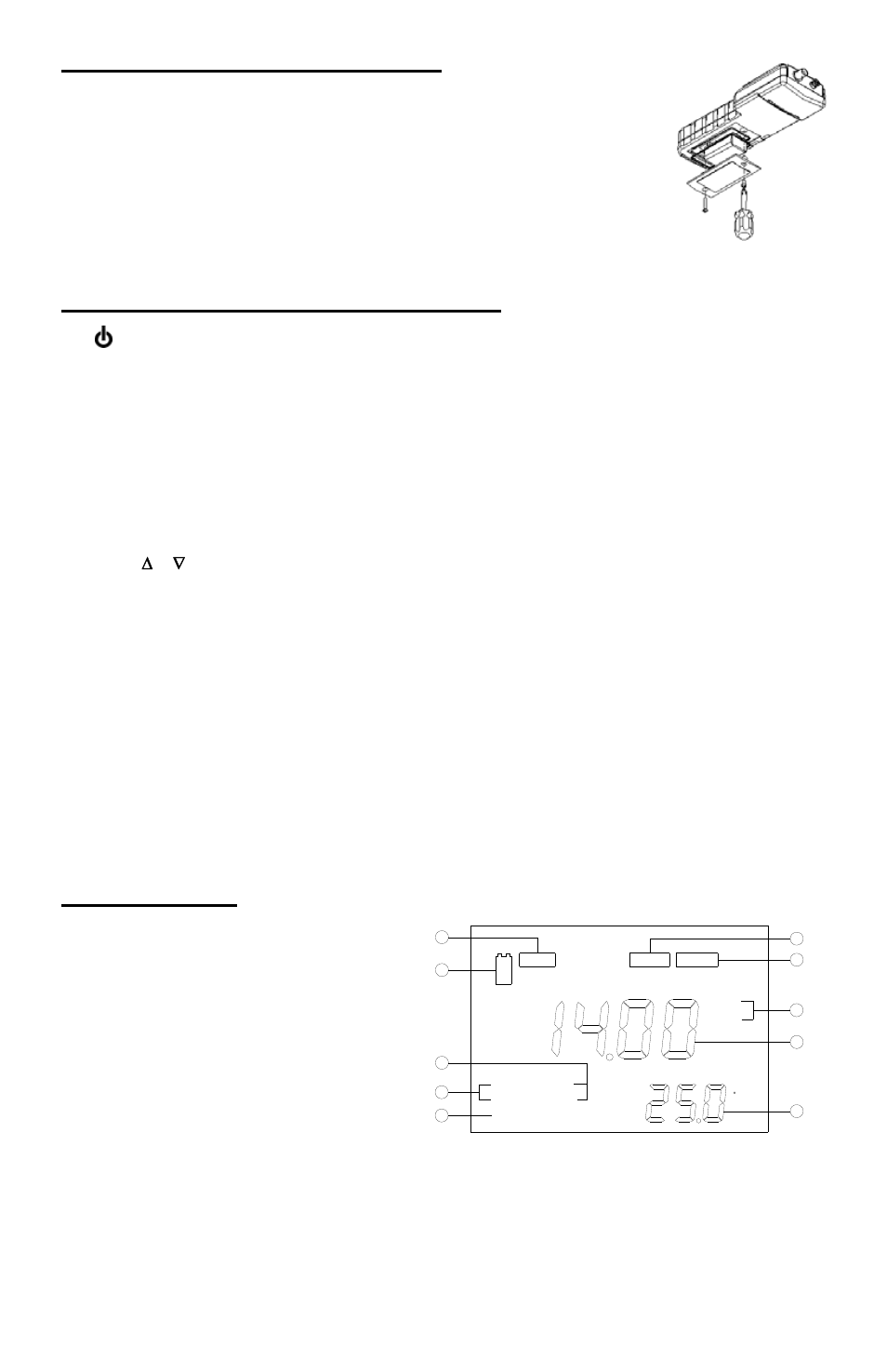 Installazione della batteria, Funzioni chiave del modello ph100, Il display lcd | YSI EcoSense pH100 User Manual | Page 36 / 40