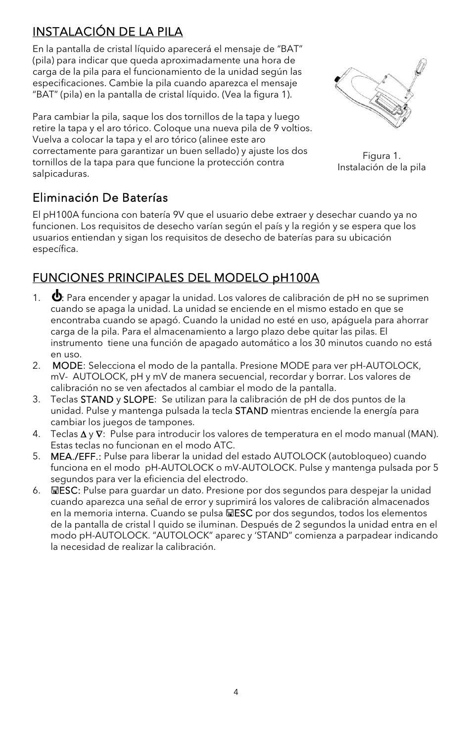 YSI pH100A User Manual | Page 23 / 40