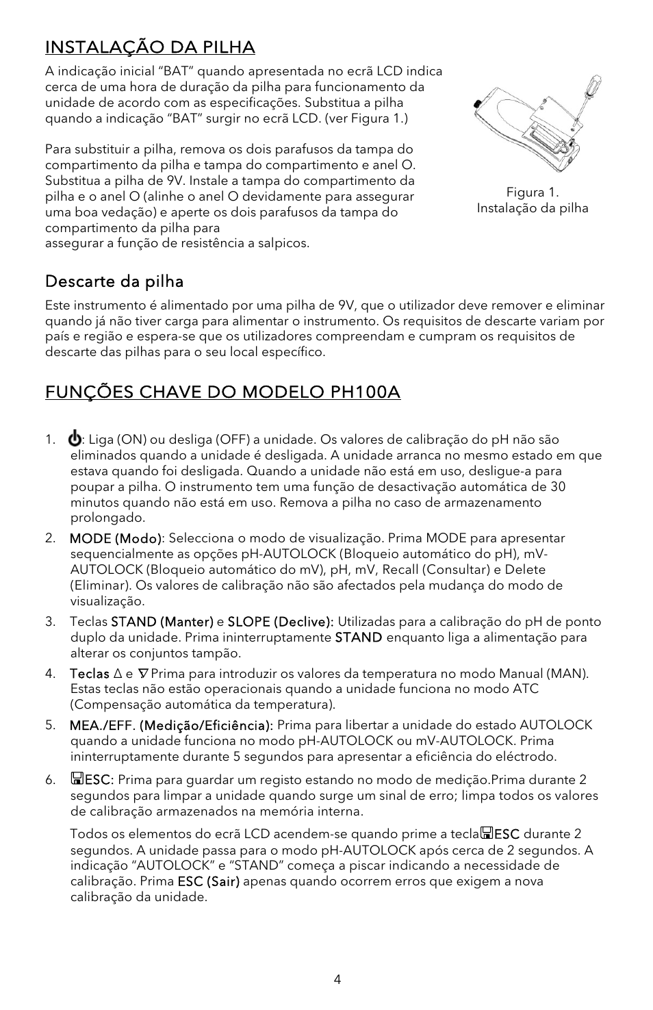 YSI pH100A User Manual | Page 32 / 40