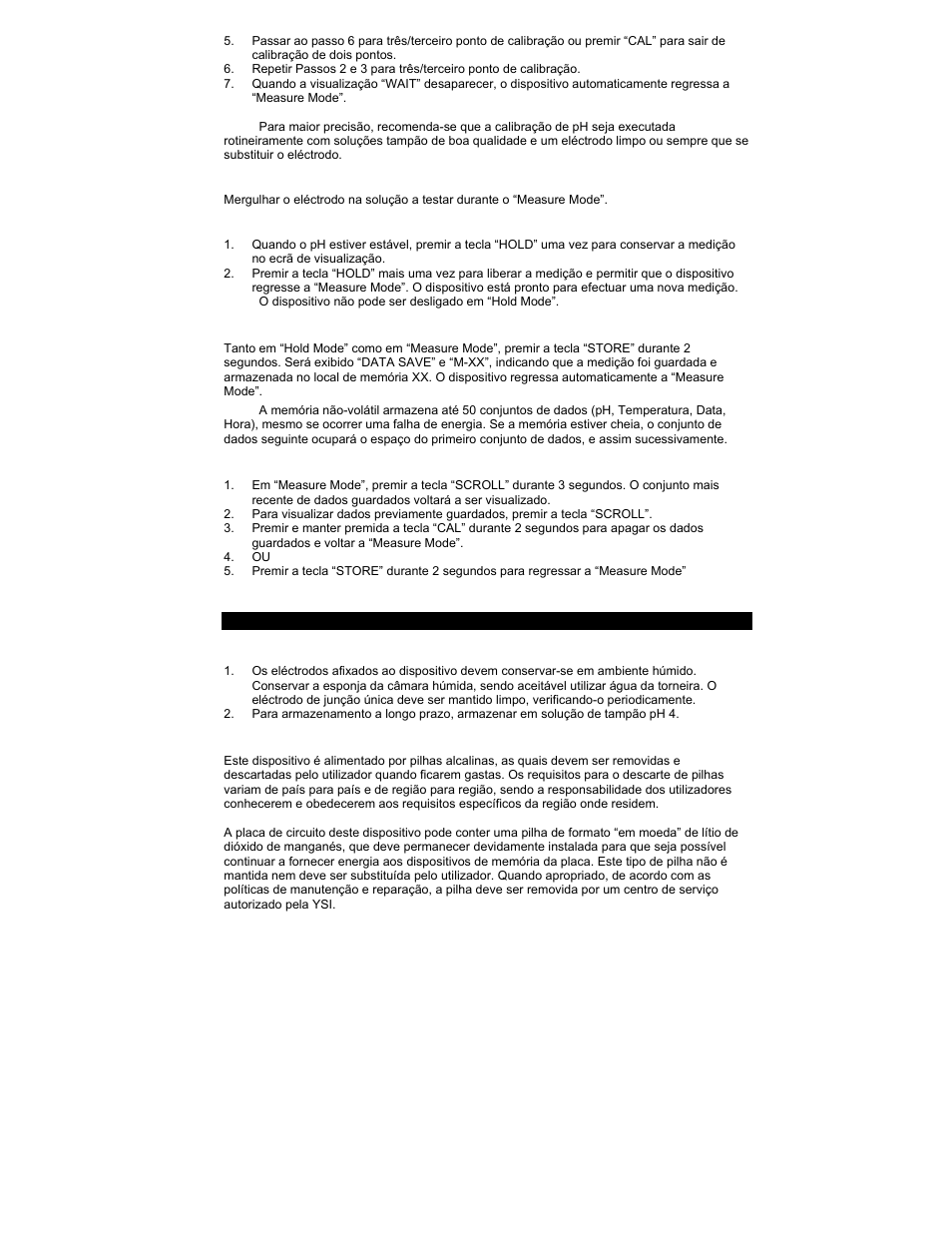 YSI pH10A User Manual | Page 11 / 13