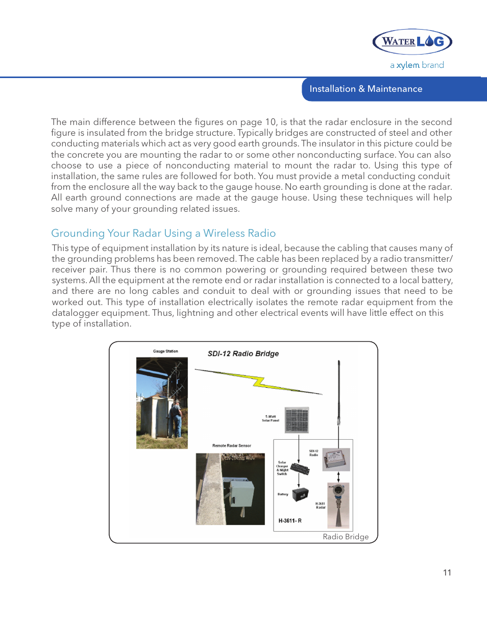 Xylem SDI-12 RADAR User Manual | Page 13 / 40