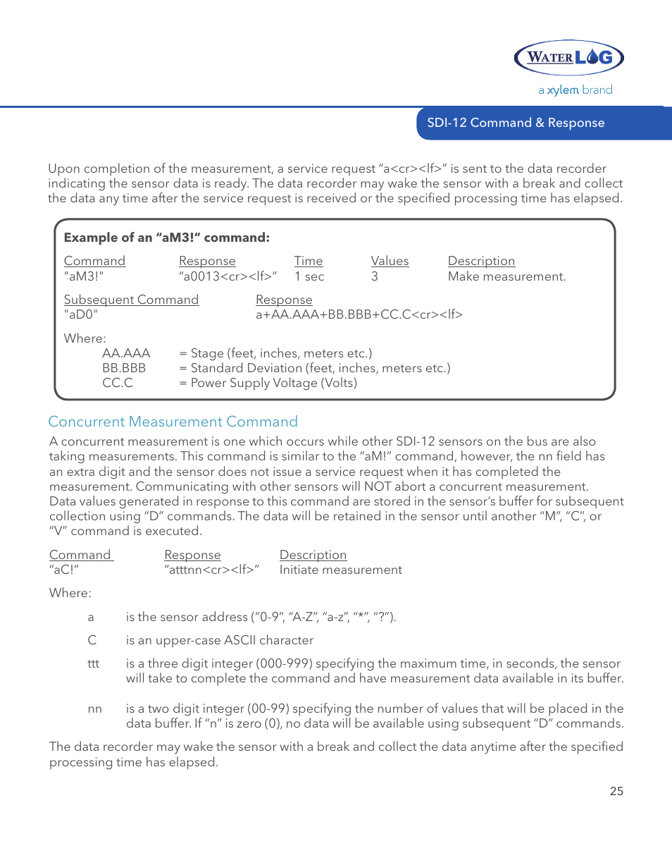 Xylem SDI-12 RADAR User Manual | Page 27 / 40