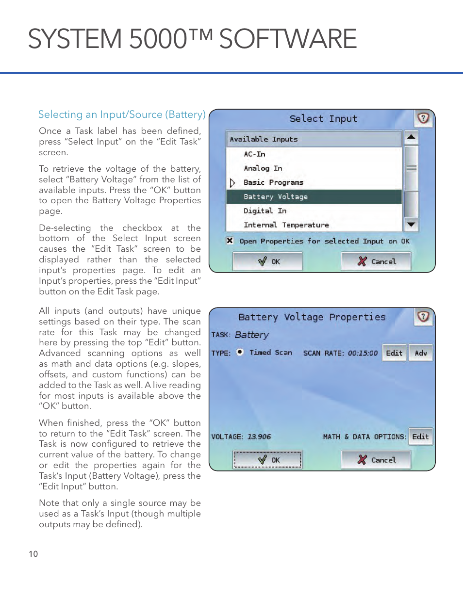System 5000™ software | Xylem System 5000 Getting Started Guide User Manual | Page 12 / 24