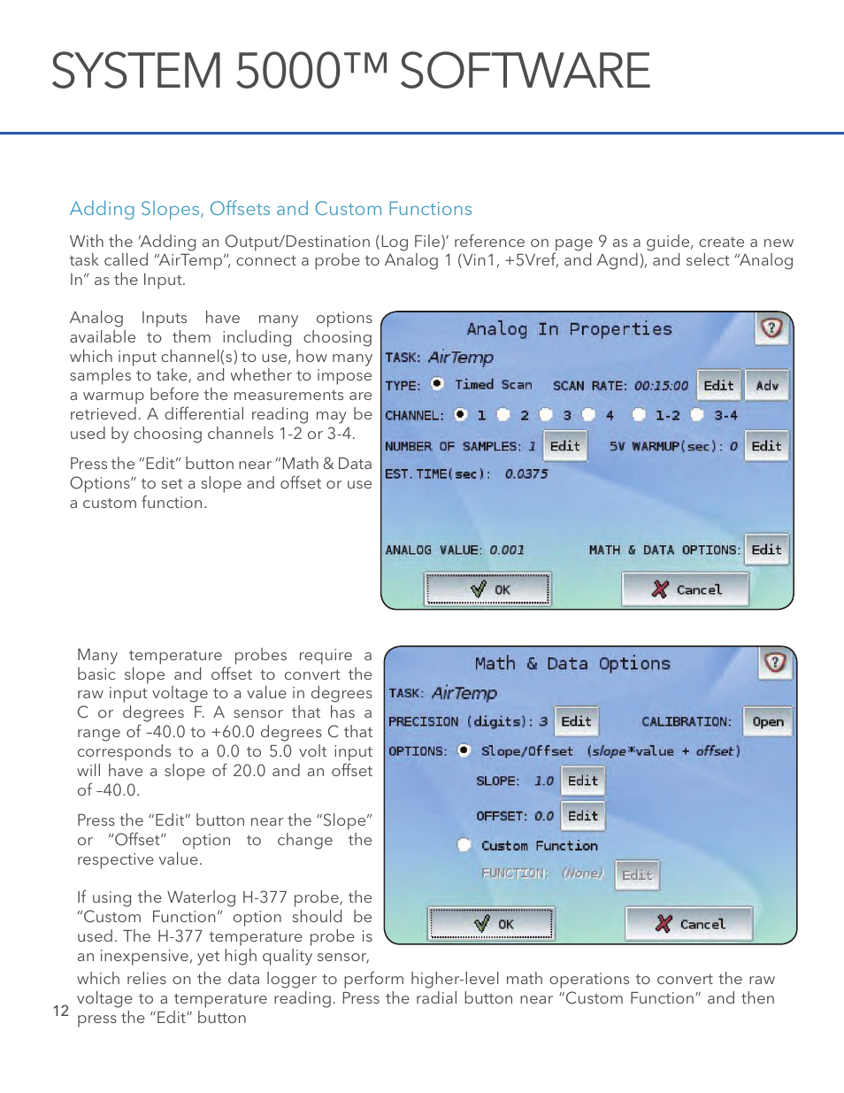 System 5000™ software | Xylem System 5000 Getting Started Guide User Manual | Page 14 / 24