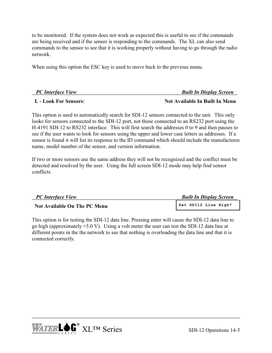 Xl™ series | Xylem XL Series H-522 - Plus User Manual | Page 121 / 272