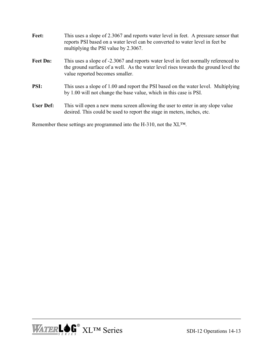 Xl™ series | Xylem XL Series H-522 - Plus User Manual | Page 129 / 272