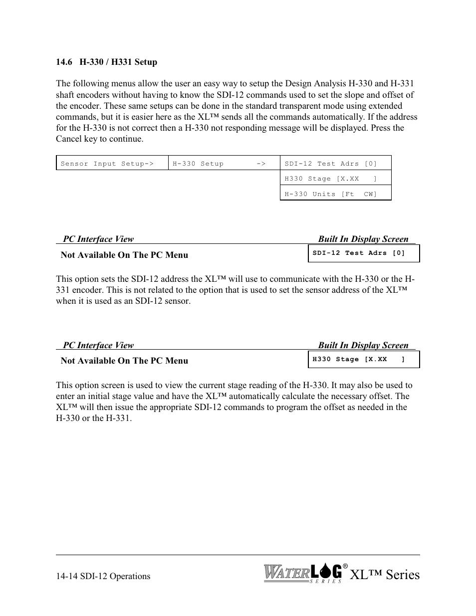 Xl™ series | Xylem XL Series H-522 - Plus User Manual | Page 130 / 272