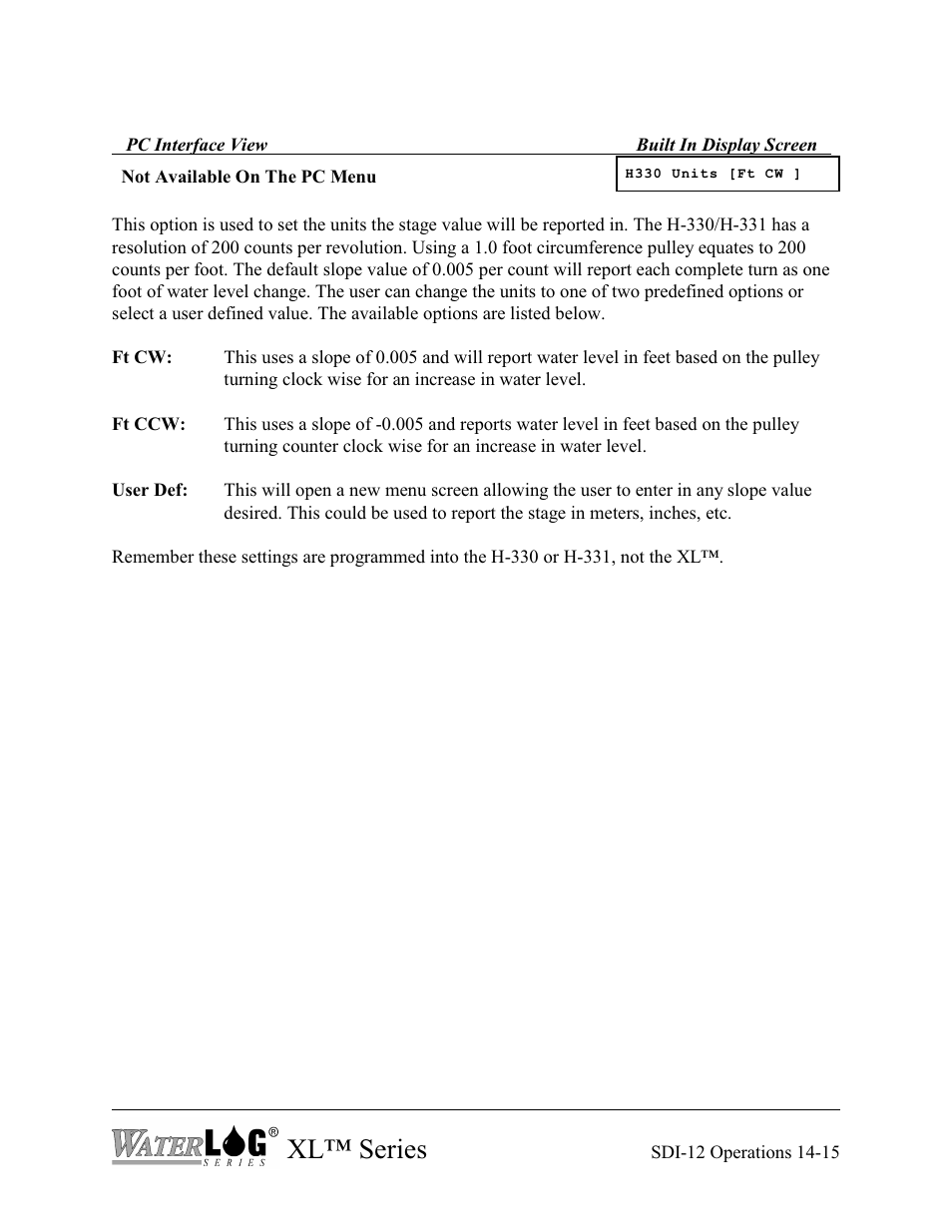 Xl™ series | Xylem XL Series H-522 - Plus User Manual | Page 131 / 272