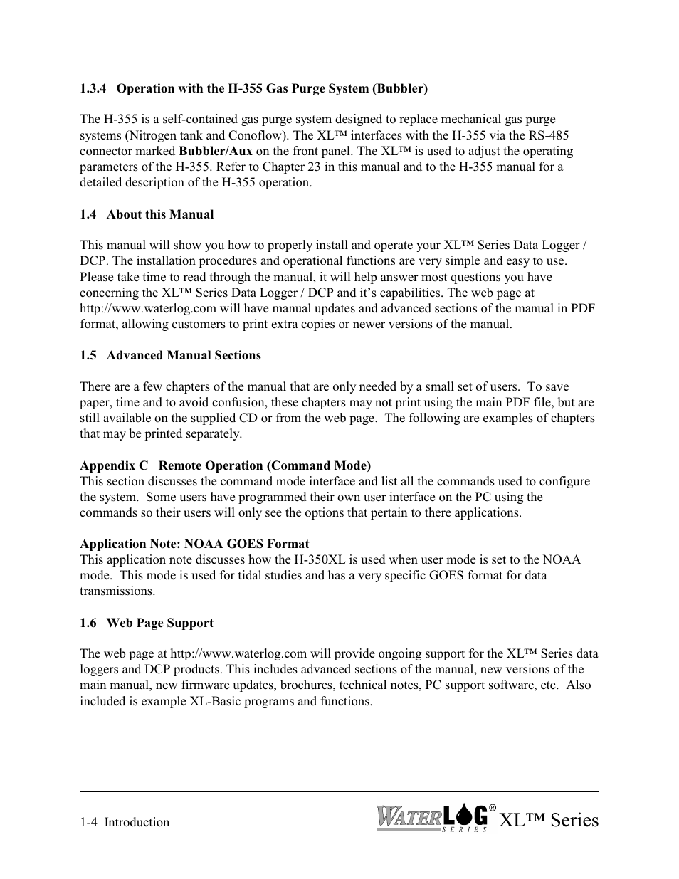 Xl™ series | Xylem XL Series H-522 - Plus User Manual | Page 14 / 272