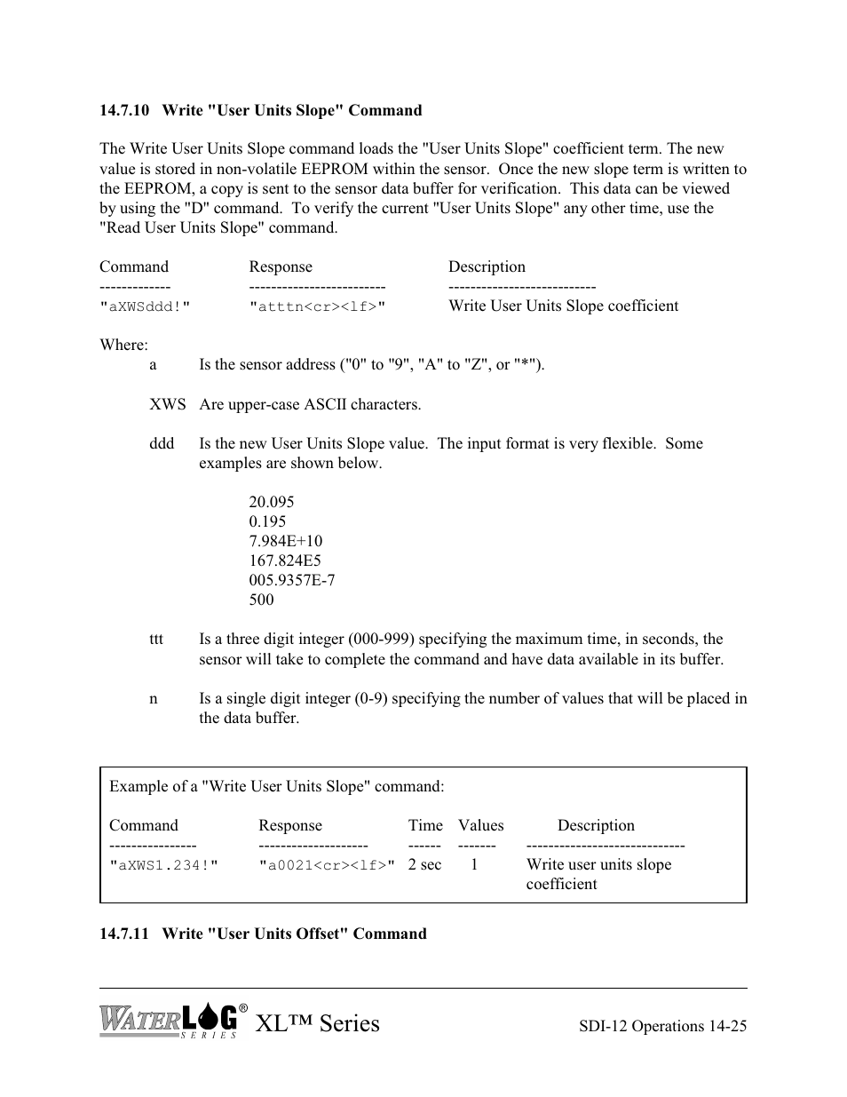 Xl™ series | Xylem XL Series H-522 - Plus User Manual | Page 141 / 272