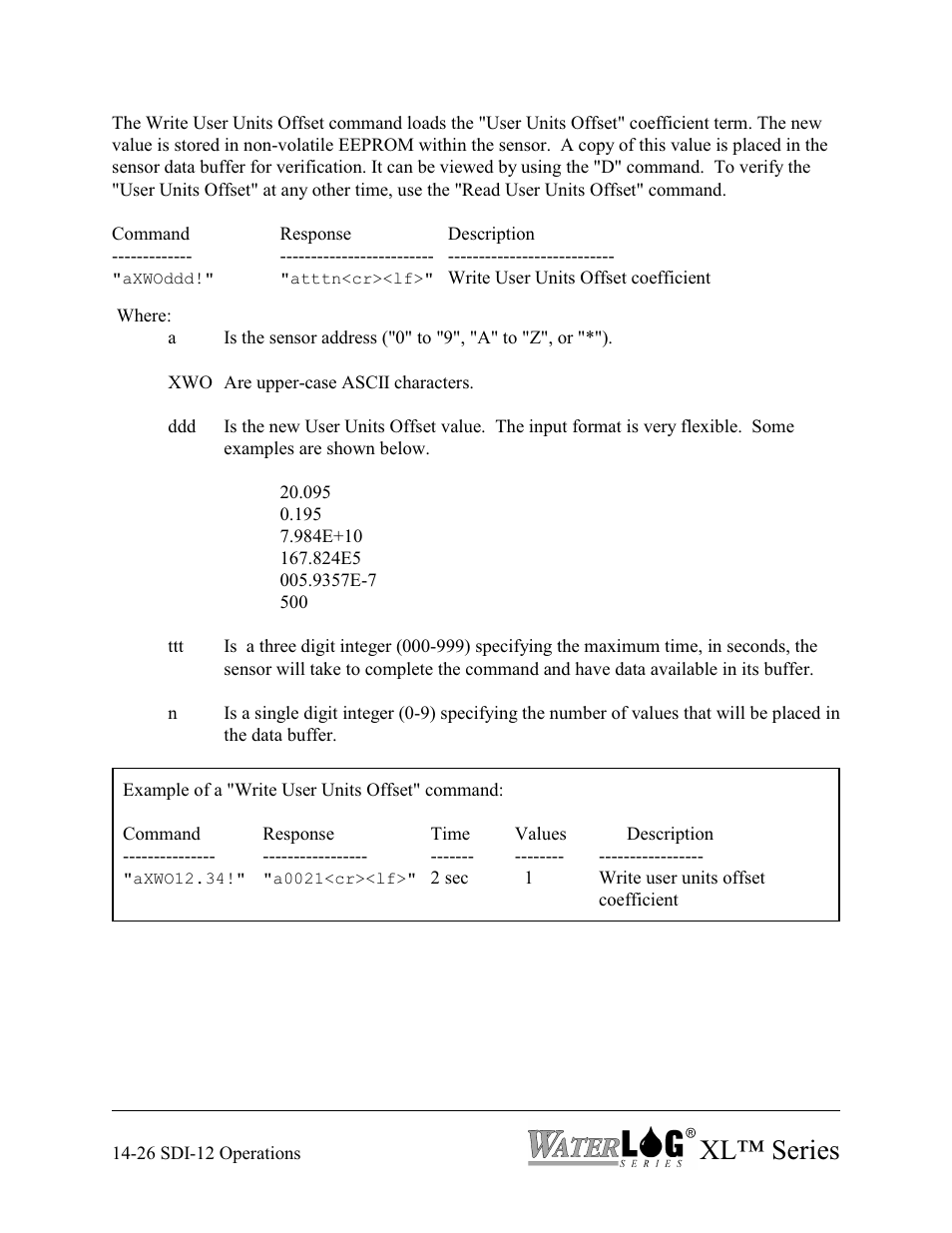 Xl™ series | Xylem XL Series H-522 - Plus User Manual | Page 142 / 272