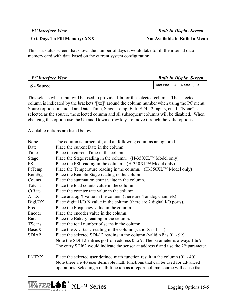 Xl™ series | Xylem XL Series H-522 - Plus User Manual | Page 149 / 272