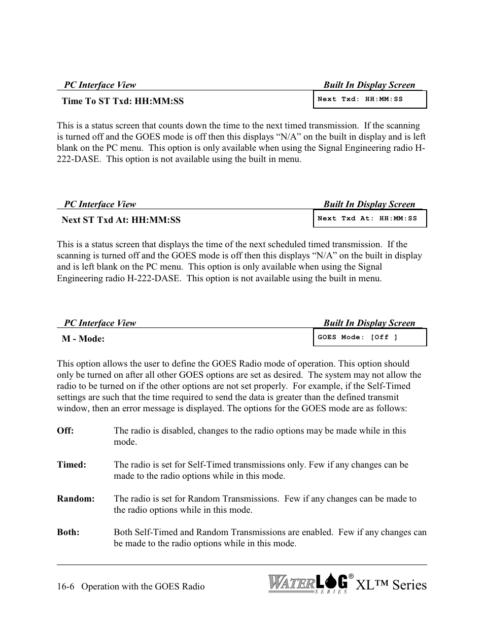 Xl™ series | Xylem XL Series H-522 - Plus User Manual | Page 162 / 272