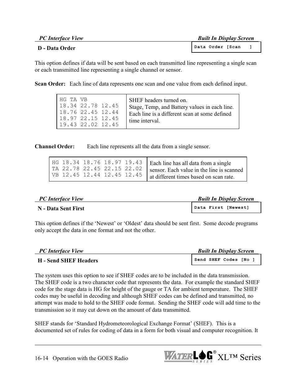 Xl™ series | Xylem XL Series H-522 - Plus User Manual | Page 170 / 272