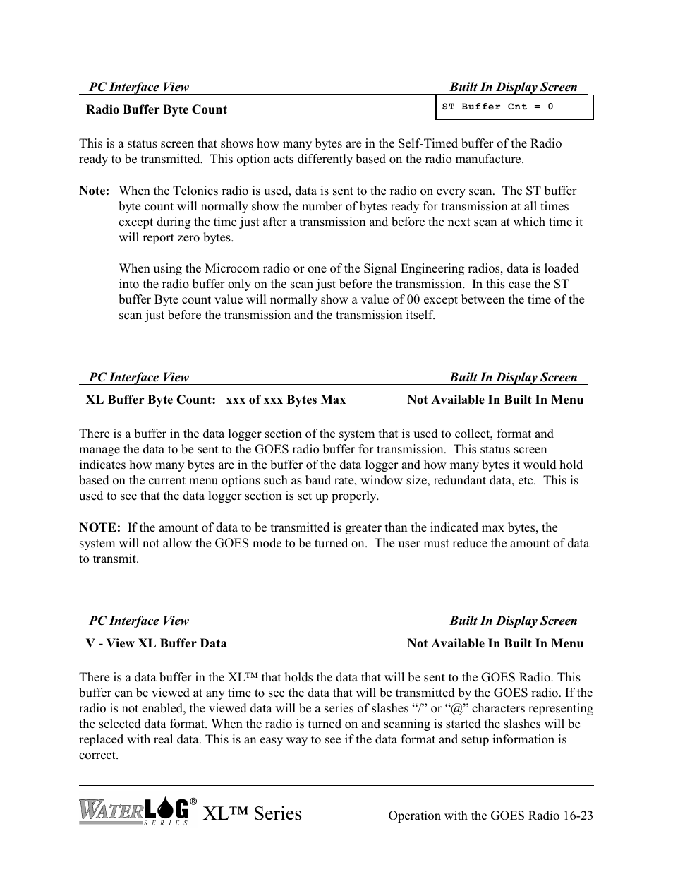 Xl™ series | Xylem XL Series H-522 - Plus User Manual | Page 179 / 272