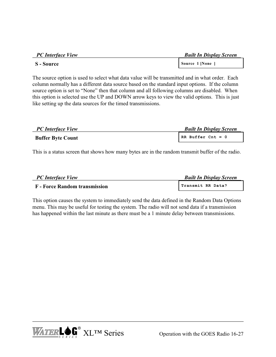 Xl™ series | Xylem XL Series H-522 - Plus User Manual | Page 183 / 272