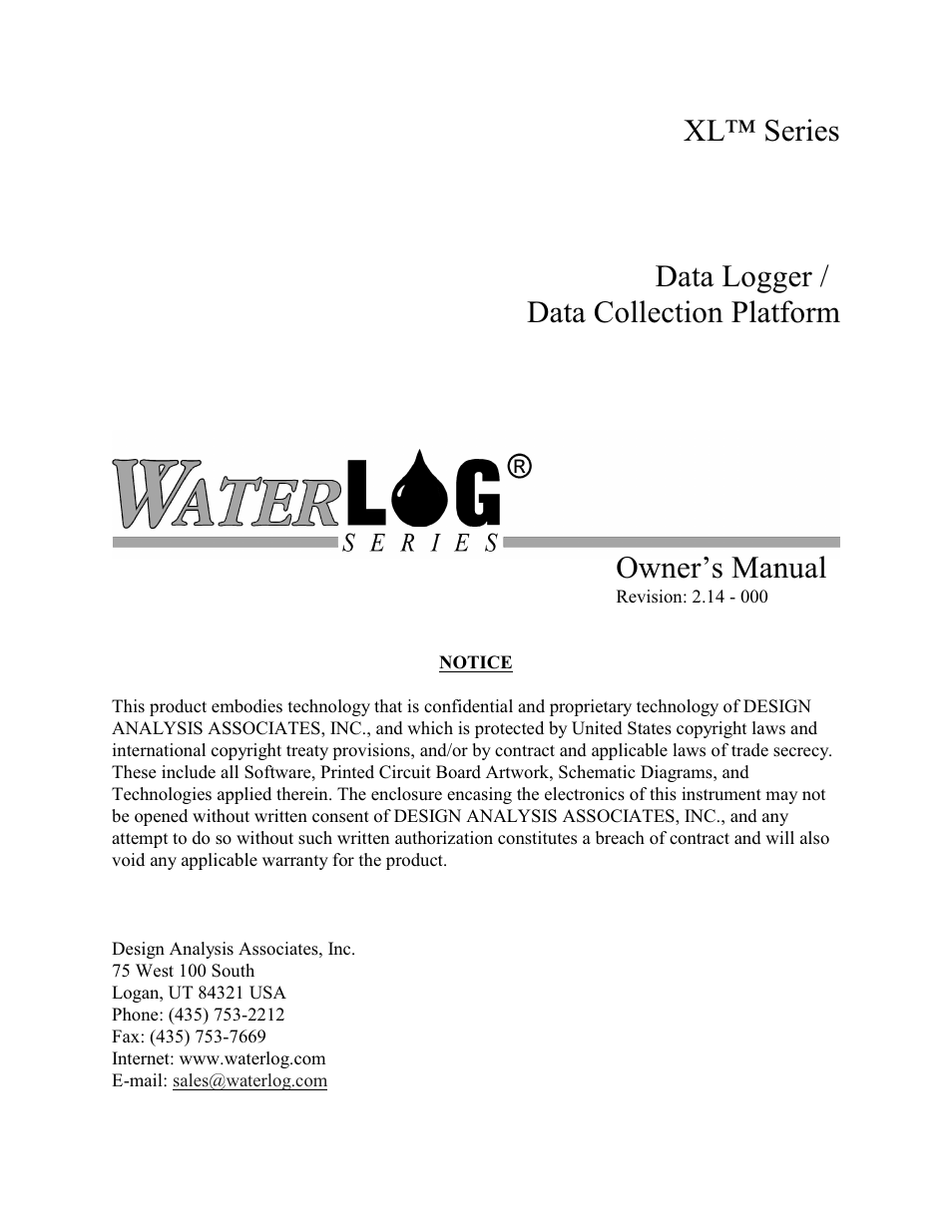 Xylem XL Series H-522 - Plus User Manual | Page 2 / 272