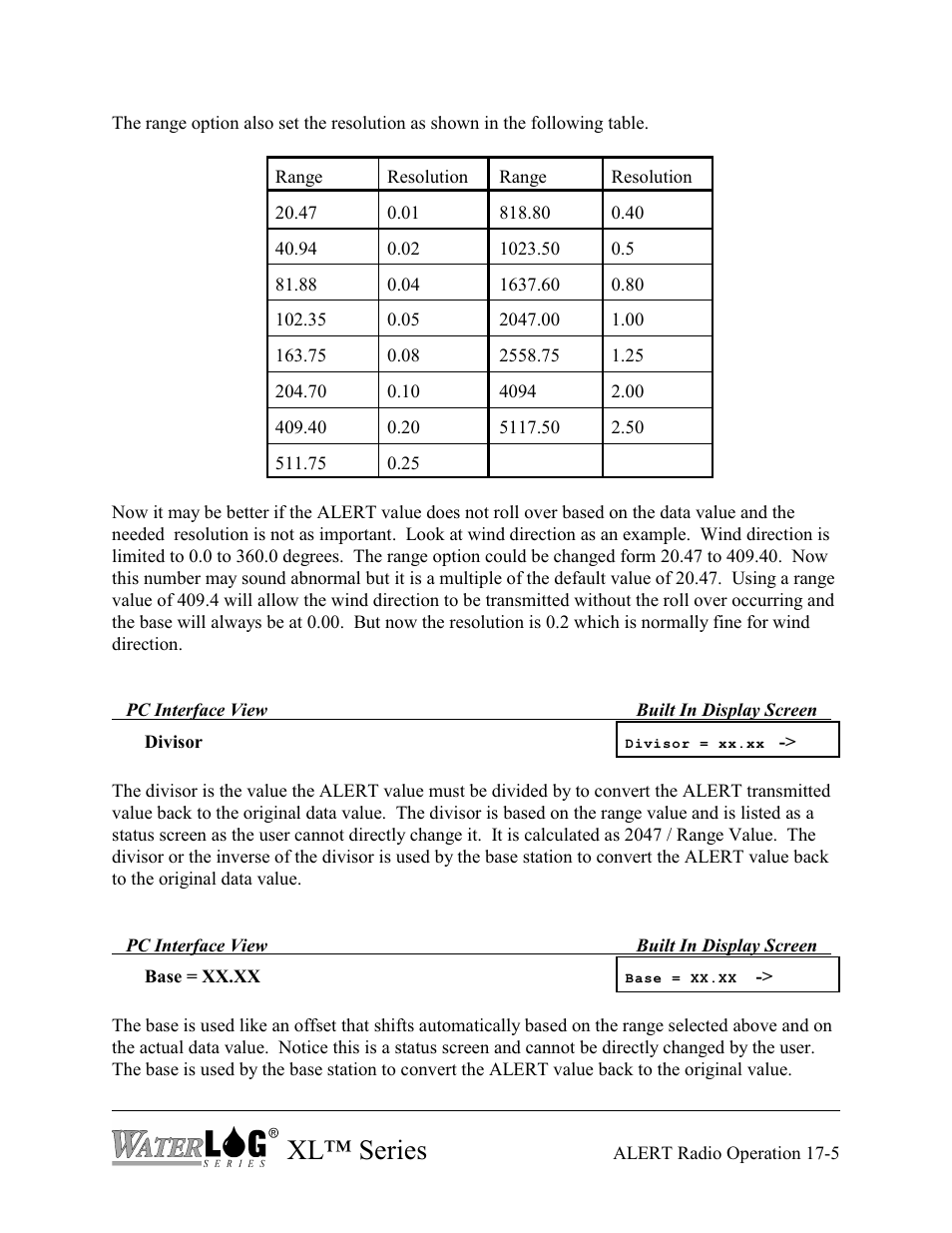 Xl™ series | Xylem XL Series H-522 - Plus User Manual | Page 203 / 272