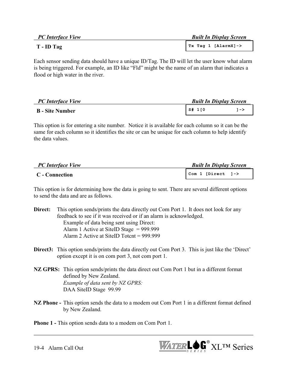 Xl™ series | Xylem XL Series H-522 - Plus User Manual | Page 214 / 272