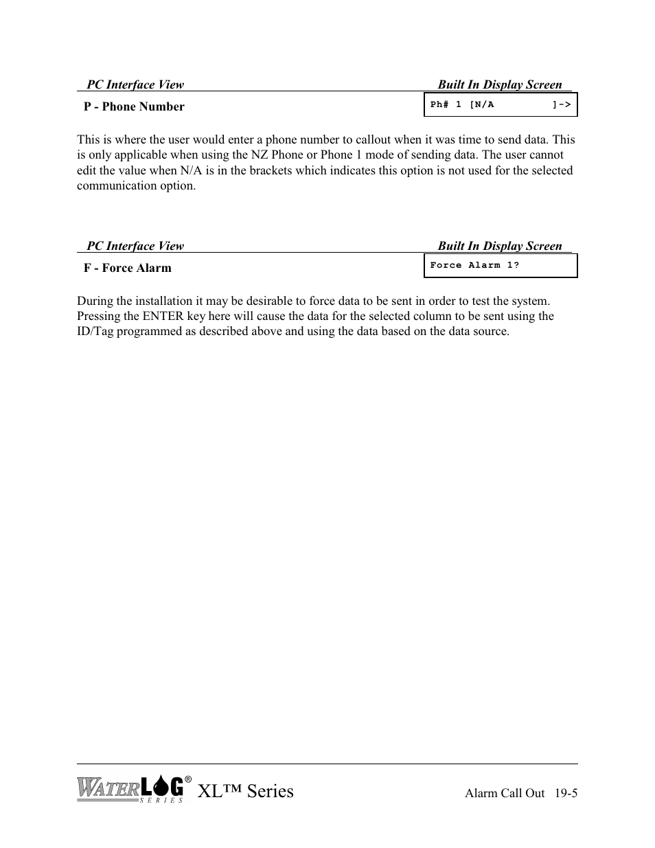 Xl™ series | Xylem XL Series H-522 - Plus User Manual | Page 215 / 272