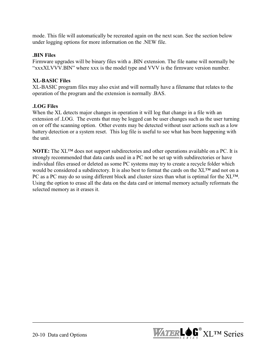 Xl™ series | Xylem XL Series H-522 - Plus User Manual | Page 226 / 272
