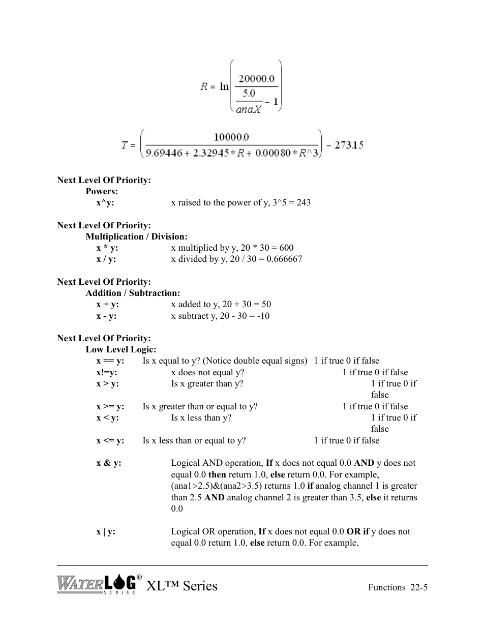 Xl™ series | Xylem XL Series H-522 - Plus User Manual | Page 239 / 272