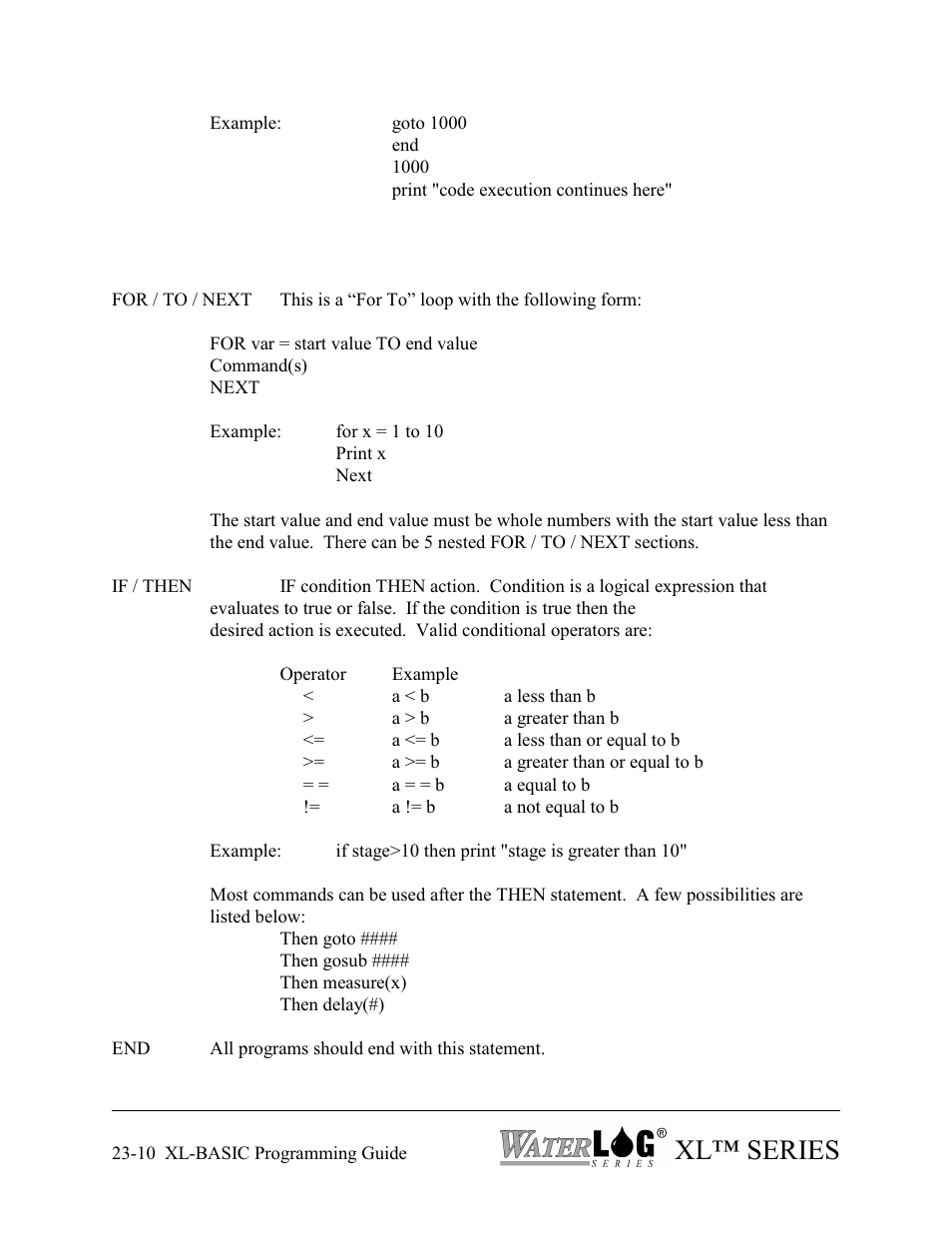 Xl™ series | Xylem XL Series H-522 - Plus User Manual | Page 256 / 272