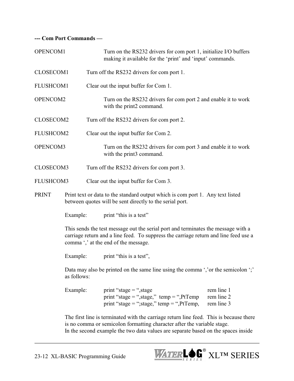 Xl™ series | Xylem XL Series H-522 - Plus User Manual | Page 258 / 272