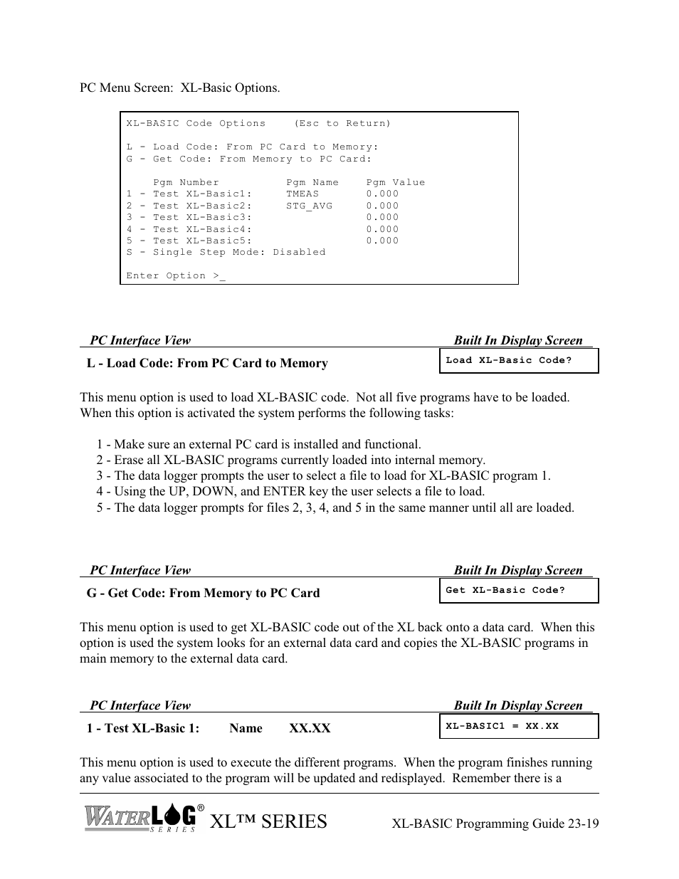 Xl™ series | Xylem XL Series H-522 - Plus User Manual | Page 265 / 272