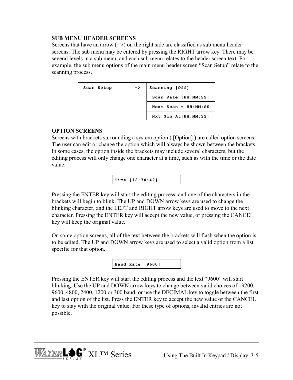 Xl™ series | Xylem XL Series H-522 - Plus User Manual | Page 35 / 272