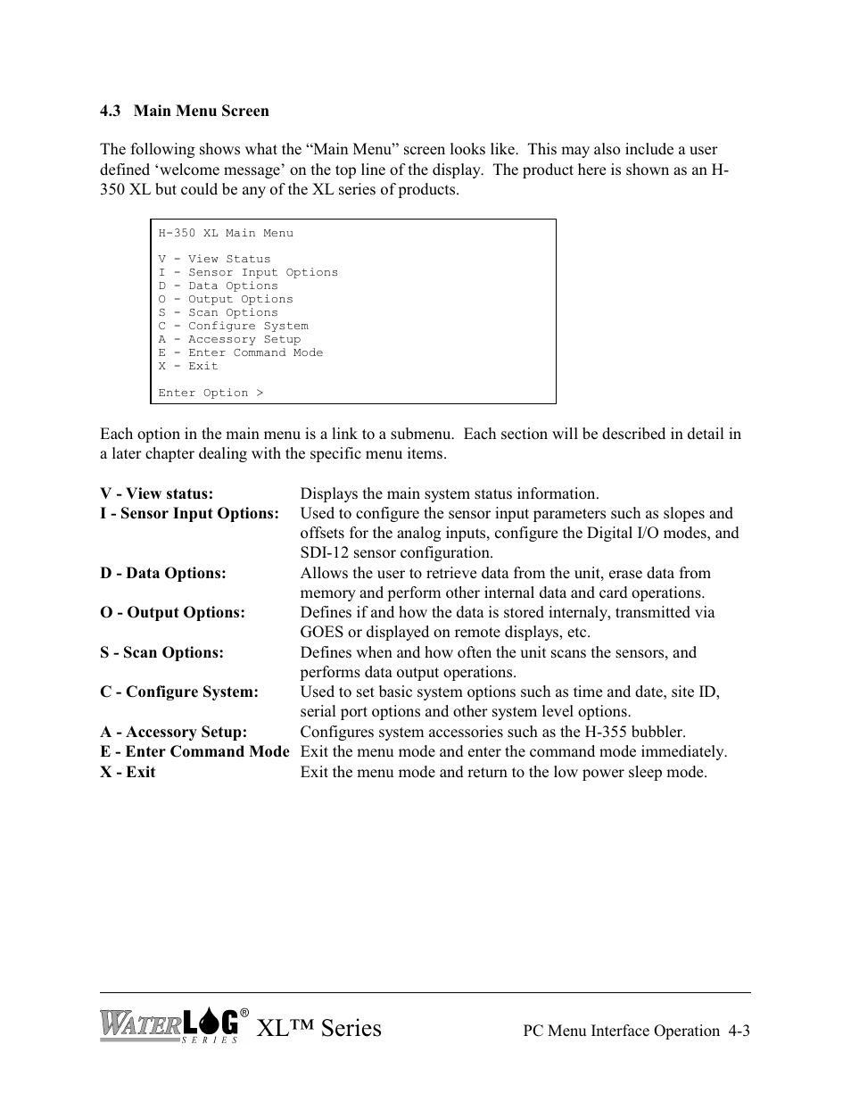 Xl™ series | Xylem XL Series H-522 - Plus User Manual | Page 45 / 272